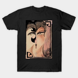 MUTED ART DECO OP ART FLAPPERS T-Shirt